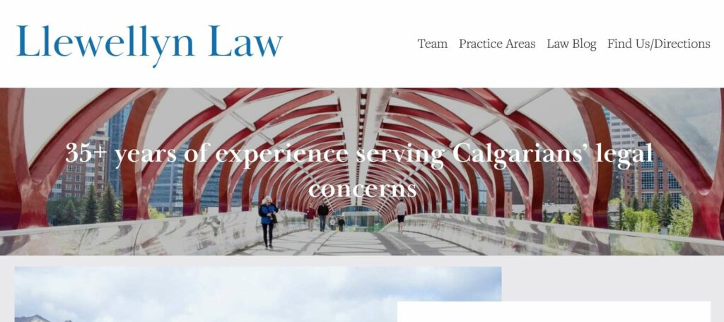 Llewellyn Law' Homepage