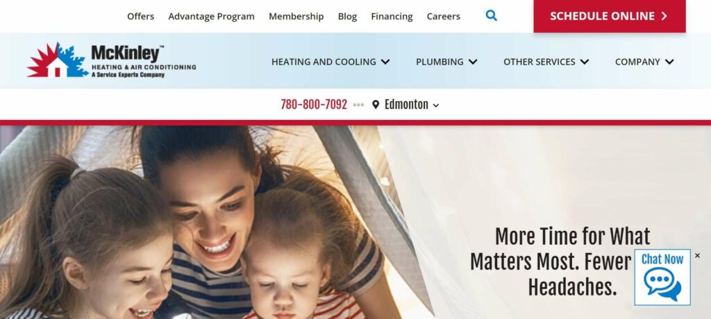 McKinley Heating Service Experts' Homepage