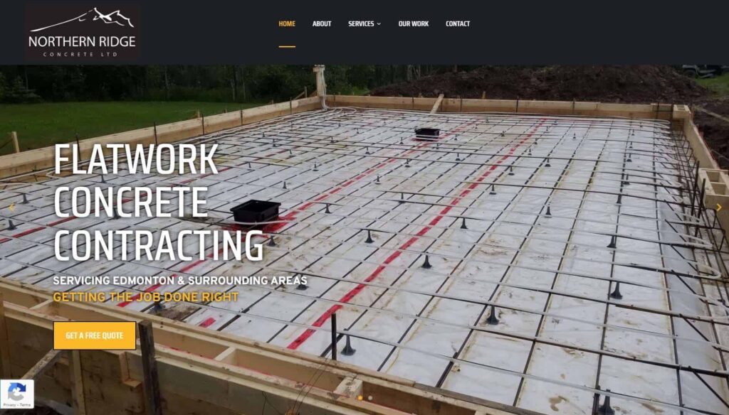 Northern Ridge Concrete Homepage