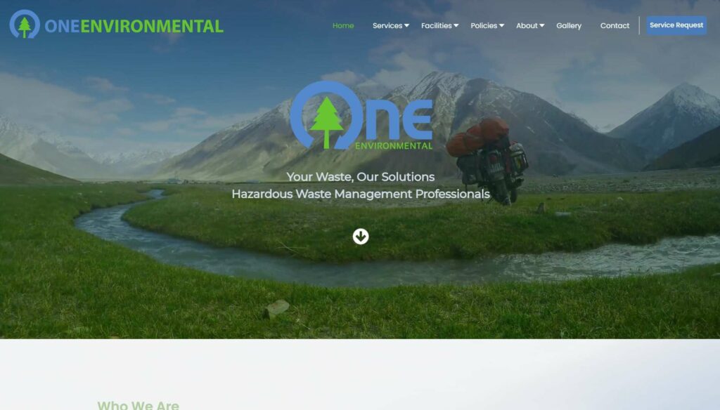 One Environmental Inc' Homepage