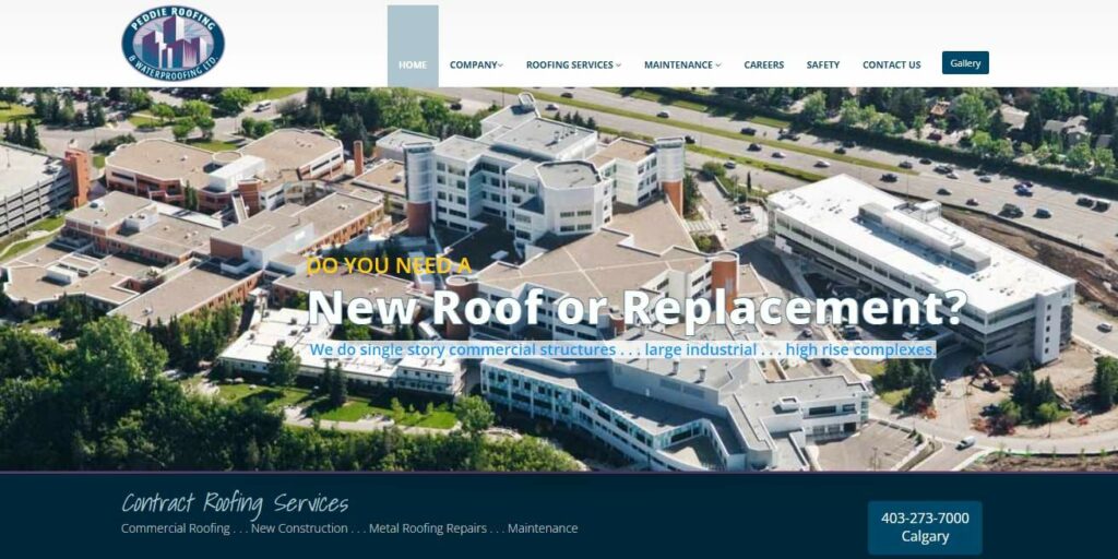 Peddie Roofing & Waterproofing Ltd Homepage