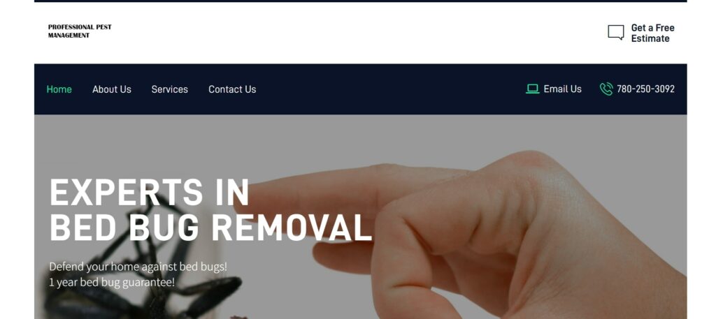 Professional Pest Management' Homepage