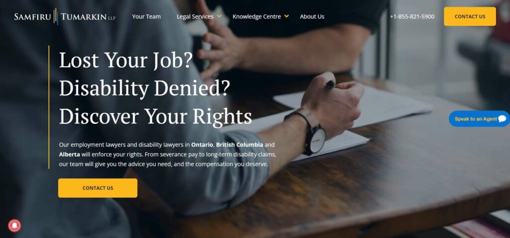 Samfiru Tumarkin LLP' Homepage