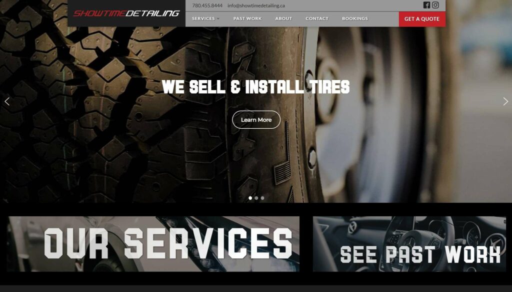 Showtime Auto Detailing Homepage