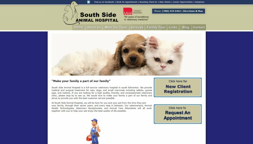 South Side Animal Hospital Homepage