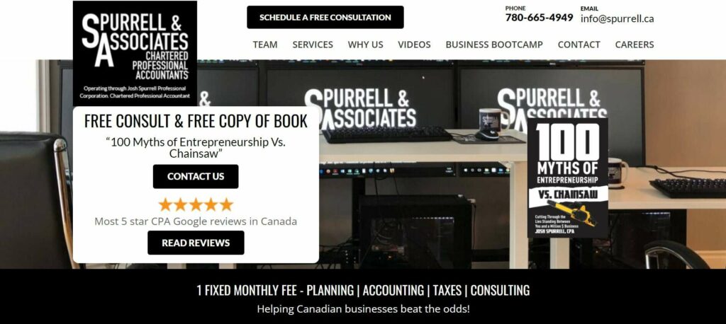 Spurrell & Associates CPA' Homepage