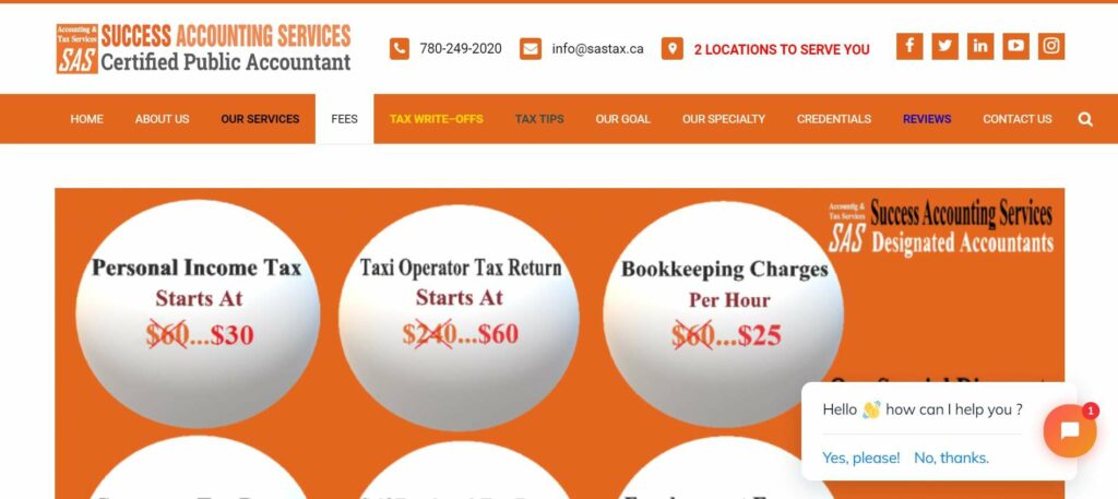 Success Accounting Services' Homepage