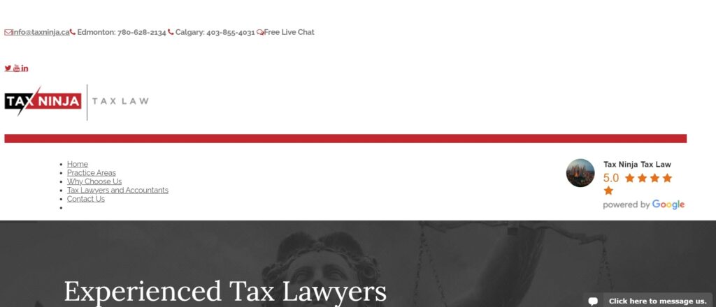 Tax Ninja Tax Law Homepage
