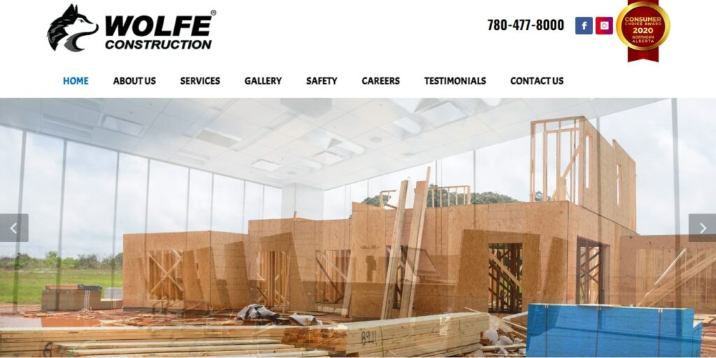 Wolfe Construction Homepage