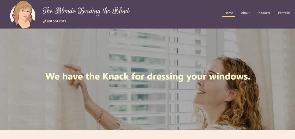 the blonde leading the blind homepage