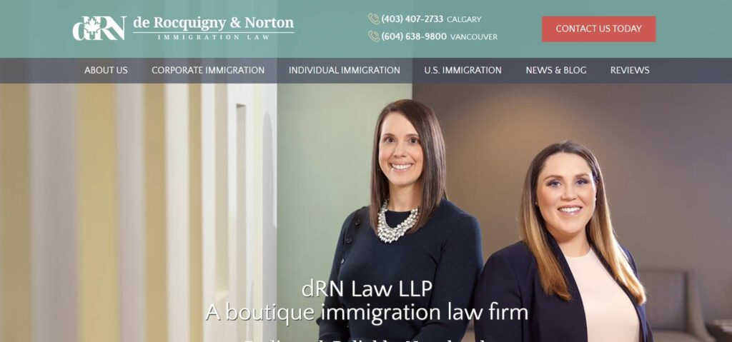 dRN Law LLP Immigration Lawyers Calgary' Homepage