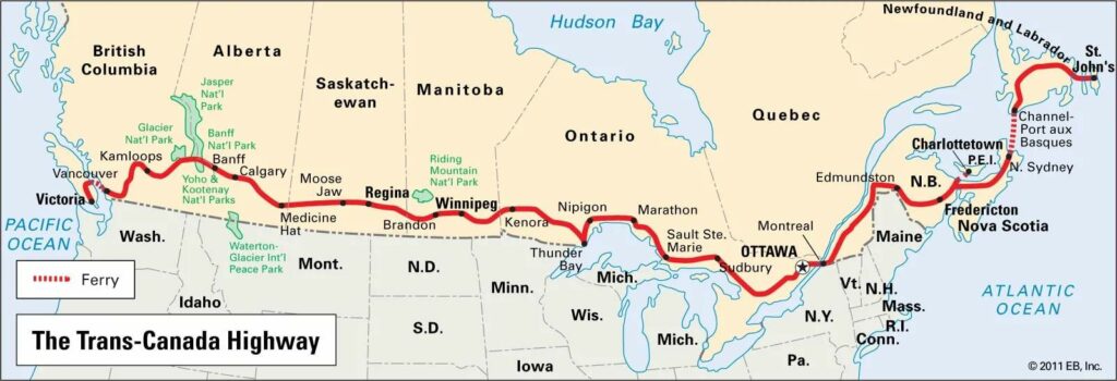 The longest national highway, well, a close second.