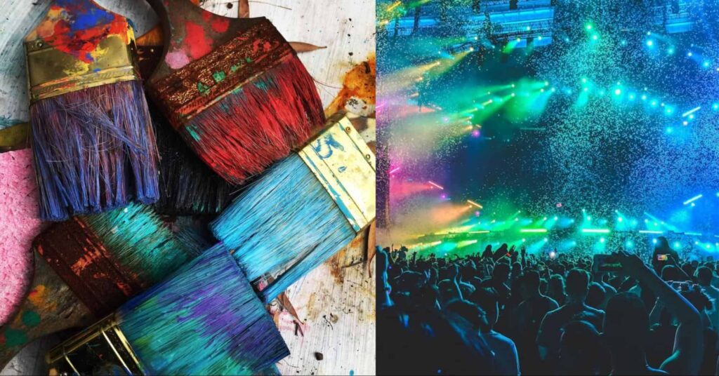 A vibrant and active arts and music scene