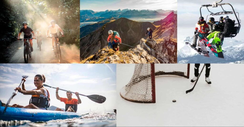 Extreme sports and activities that are unforgettable.