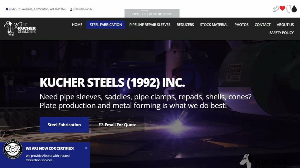 Kucher Steels' Homepage
