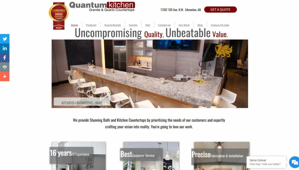 Quantum Kitchen Countertops
