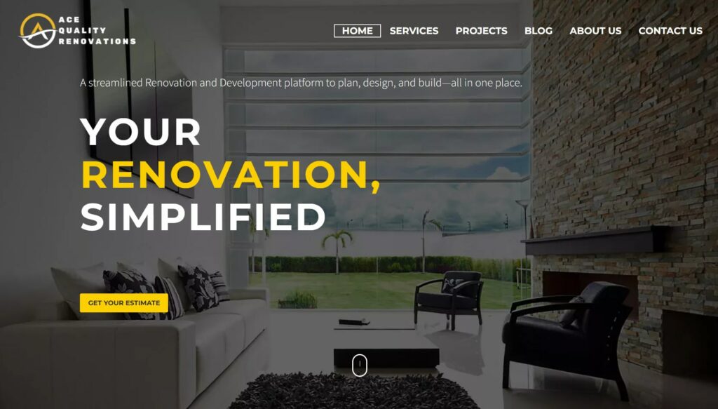 Ace Quality Renovations' Homepage