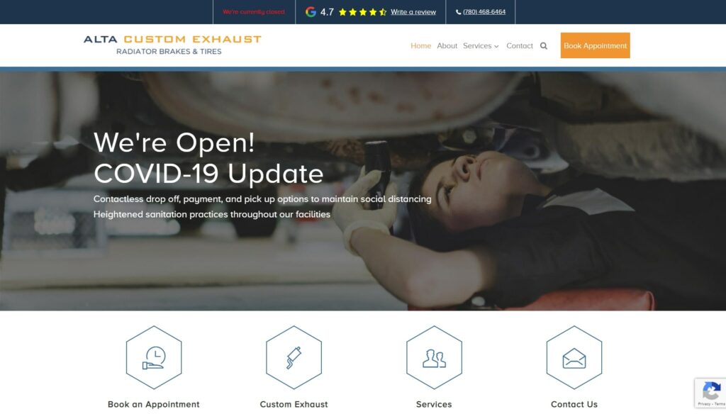 Alta Custom Exhaust's Homepage