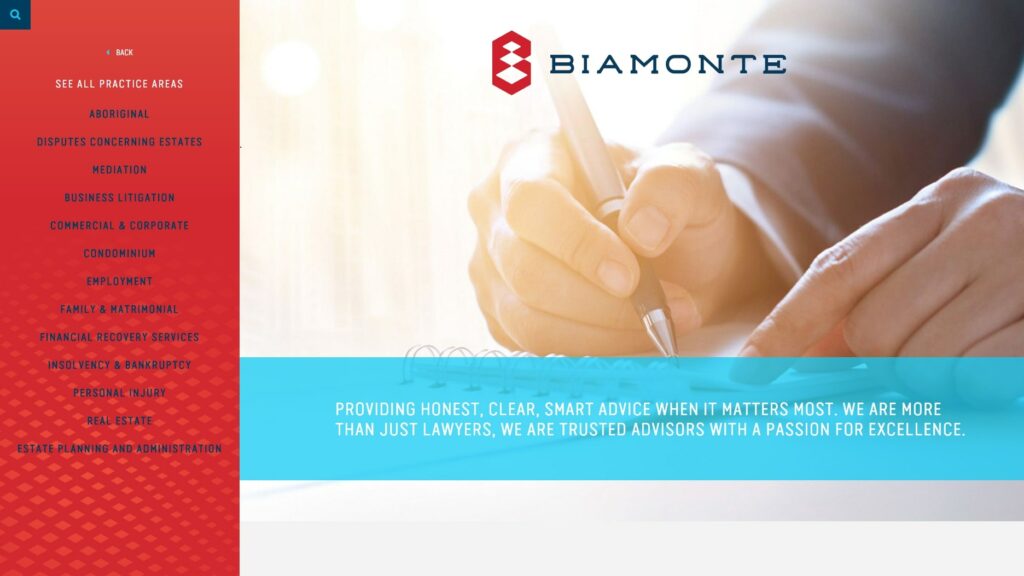 Biamonte LLP's Homepage