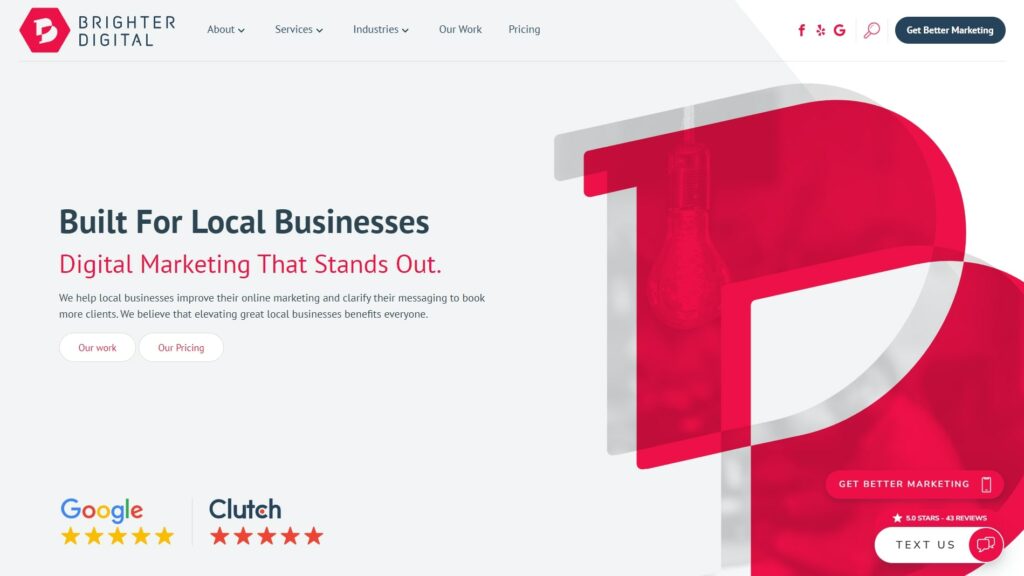 Brighter Digital's Homepage