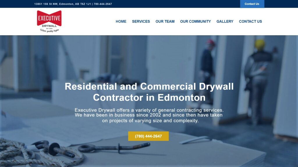 Executive Drywall's Homepage