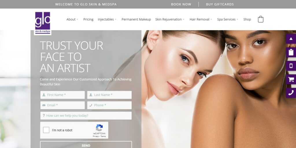 Glo Skin & Medspa's Homepage