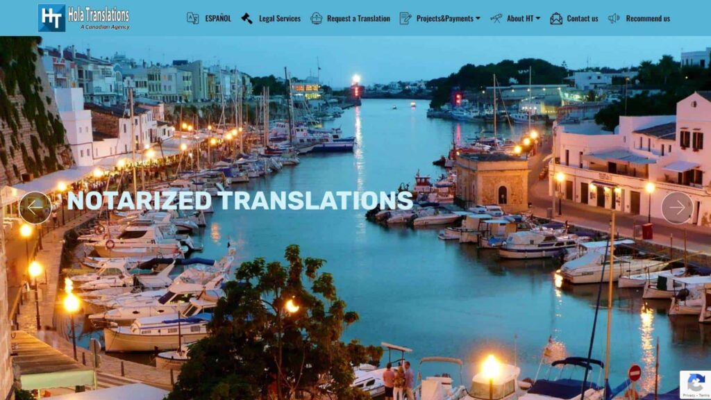 Hola Translations' Homepage