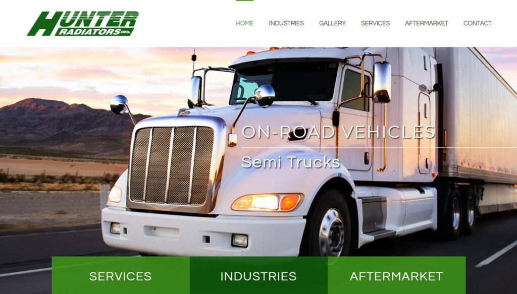 Hunter Radiators' Homepage
