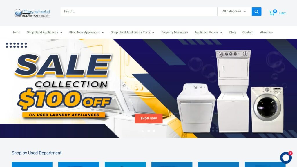 Maysfield Appliance Repair's Homepage