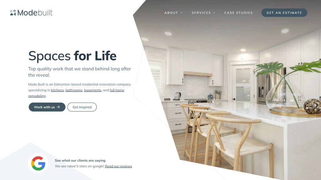 Mode Built's Homepage