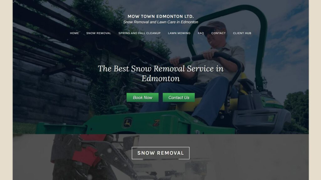 Mow Town Edmonton's Homepage