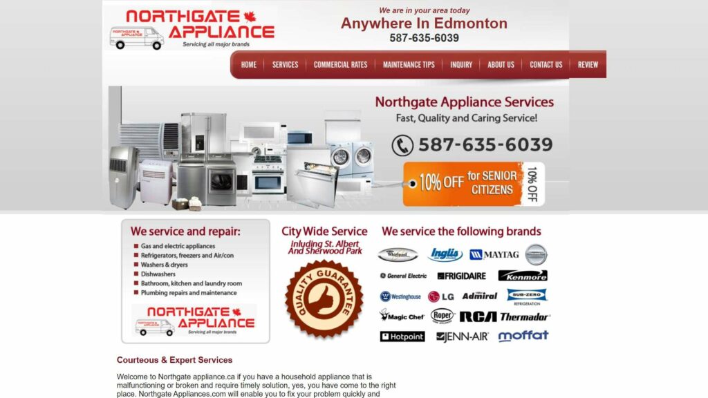 Northgate Appliances' Homepage