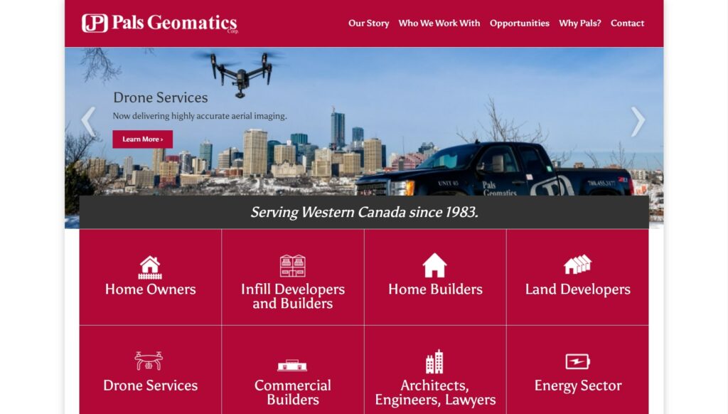 Pals Geomatics Corp. Homepage