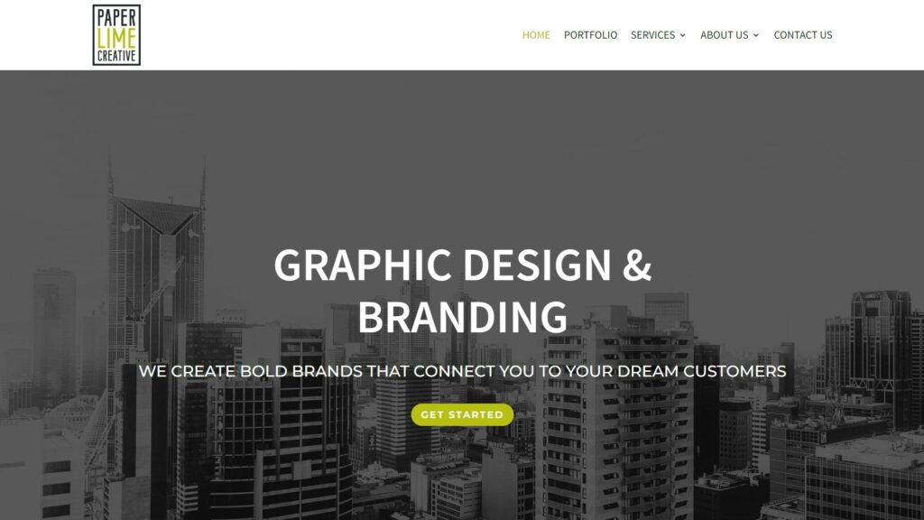 Paper Lime Creative's Homepage