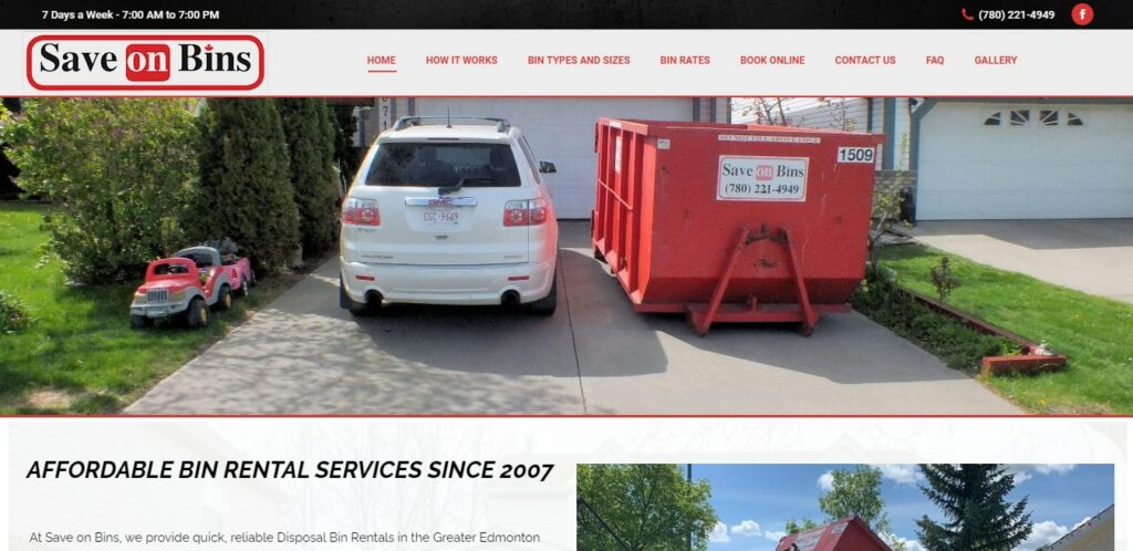 Save On Bins Inc Homepage
