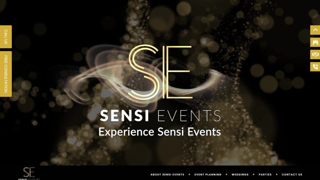 Sensi Events' Homepage