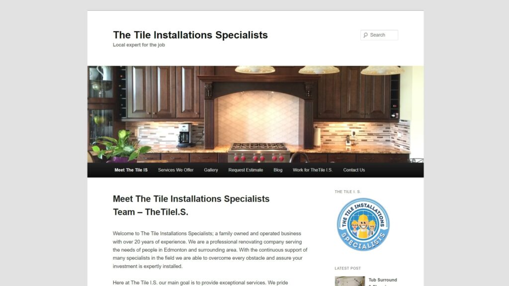 The Tile Installations Specialists' Homepage