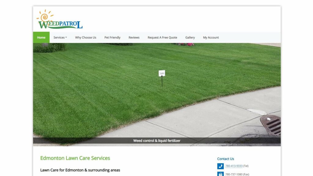 Weed Patrol Lawn Care's Homepage