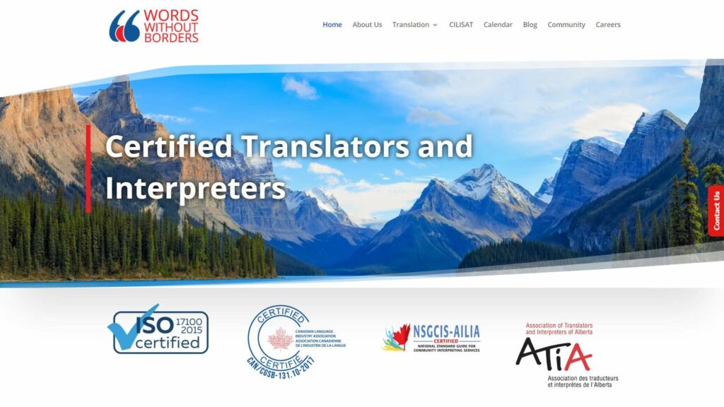 Words Without Borders' Homepage