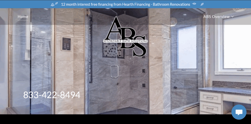 affordable bath solutions homepage