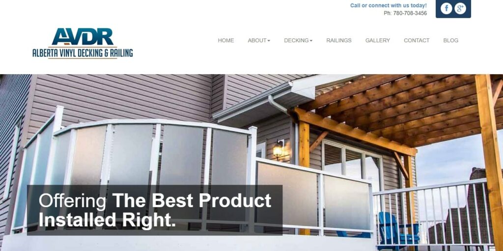 Alberta Vinyl Decking & Railing Ltd. Homepage