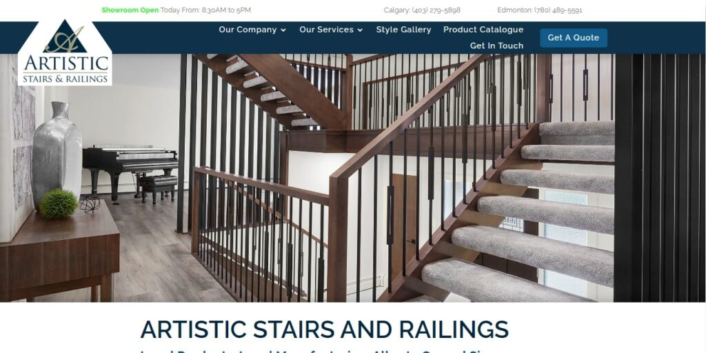 Artistic Stairs & Railings' Homepage