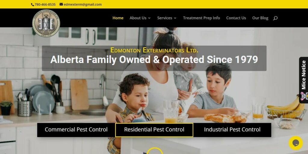 Edmonton Exterminators Ltd Homepage