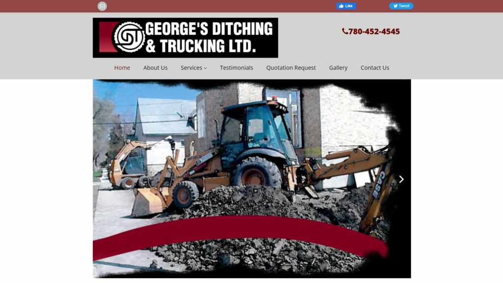 George’s Ditching & Trucking's Homepage