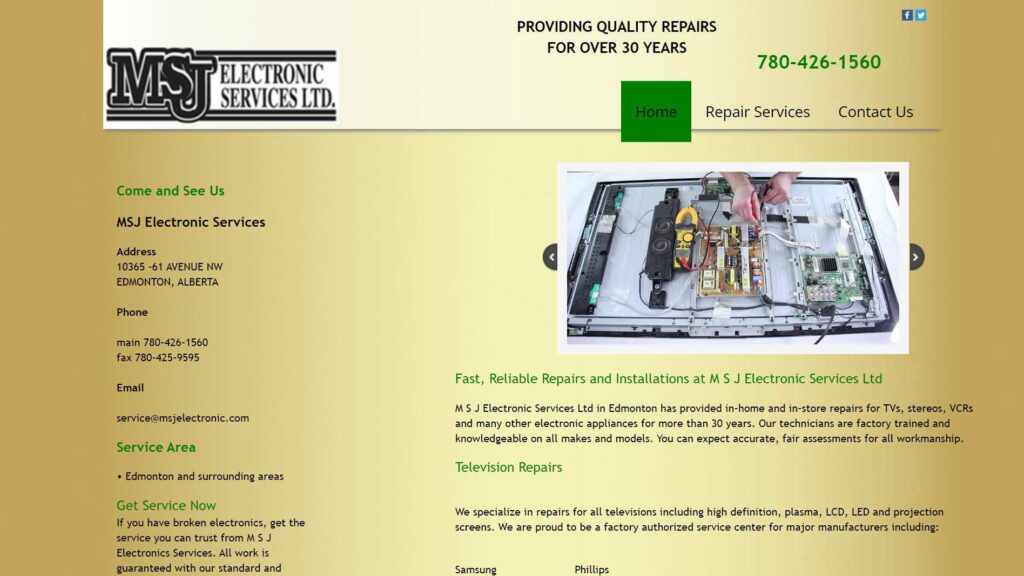 MSJ Electronic Services' Homepage