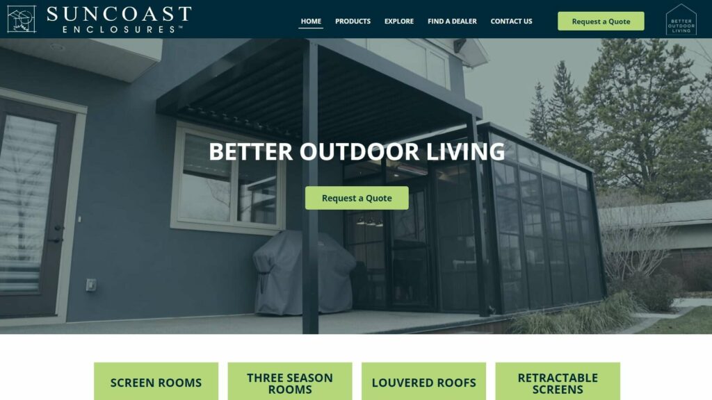 Suncoast Enclosures' Homepage