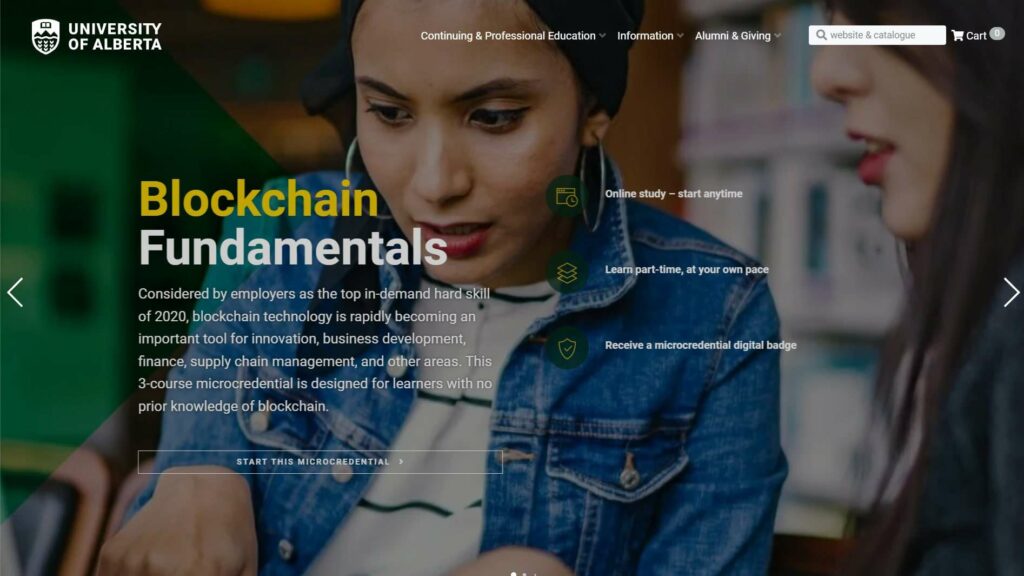 University of Alberta Continuing Education's Homepage