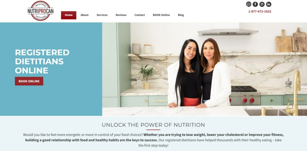 NutriProCan Dietitians' Homepage