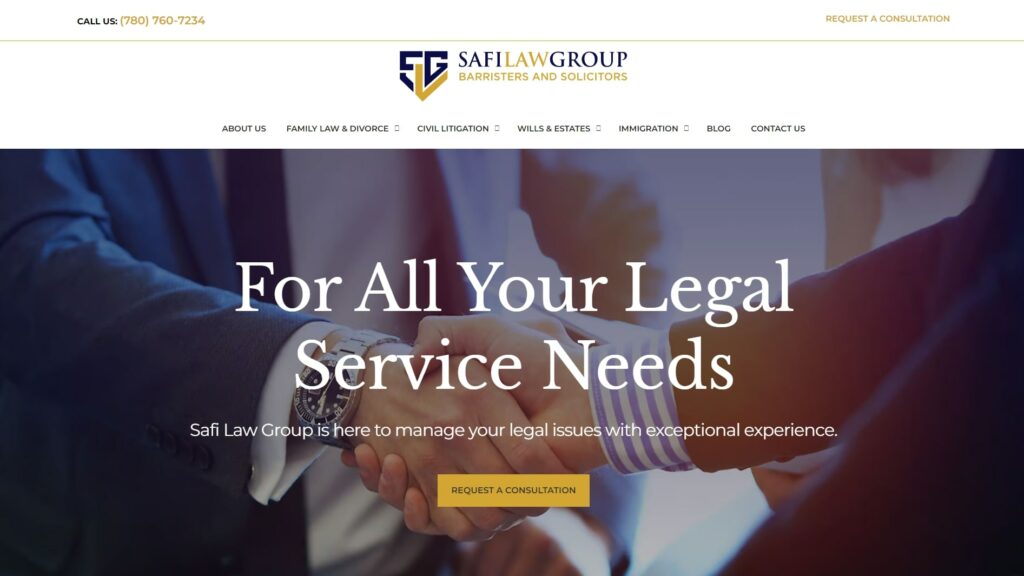 Safi Law Group's Homepage