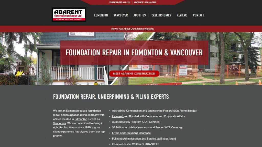 Abarent Construction Group's Homepage
